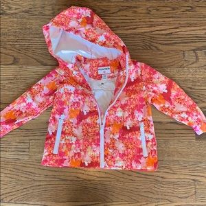 Hunter for Target Kids Floral Pink Orange Raincoat